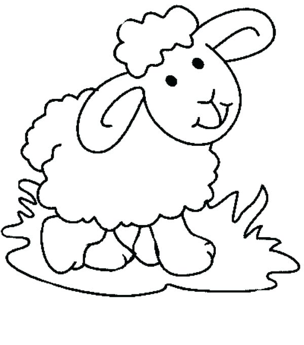 Baby Lamb Coloring Pages at GetColorings.com | Free printable colorings