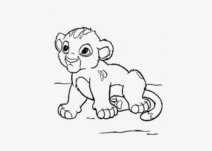 Baby Lion Coloring Page Free Coloring Pages And Coloring Books 700x500 Baby Lion Coloring Page Free Coloring Pages And Coloring Books