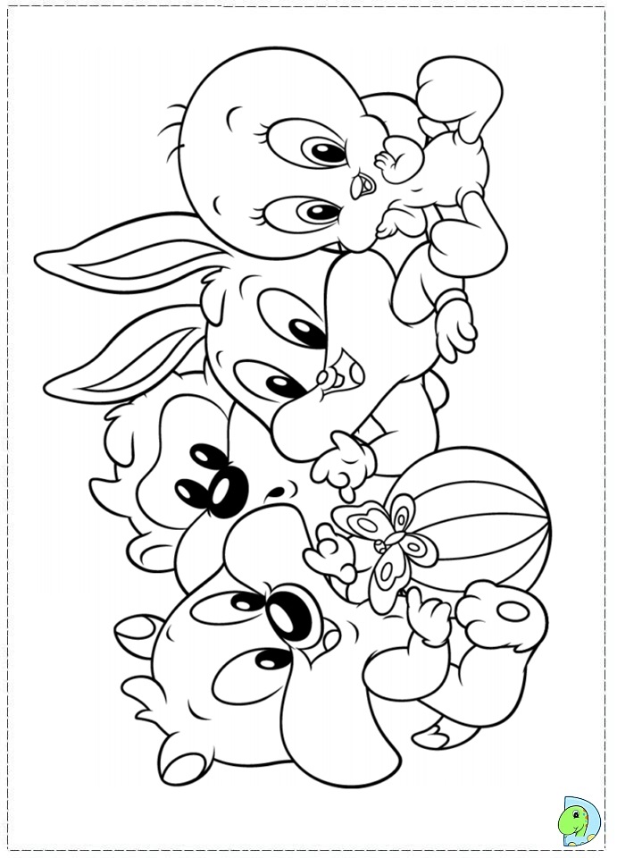 Baby Looney Tunes Coloring Pages 691x960 Baby Looney Tunes Coloring Pages