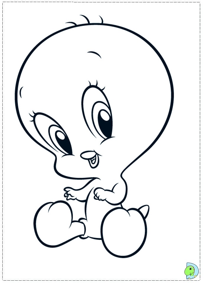 Baby Looney Tunes Coloring Page 691x960 Baby Looney Tunes Coloring Page