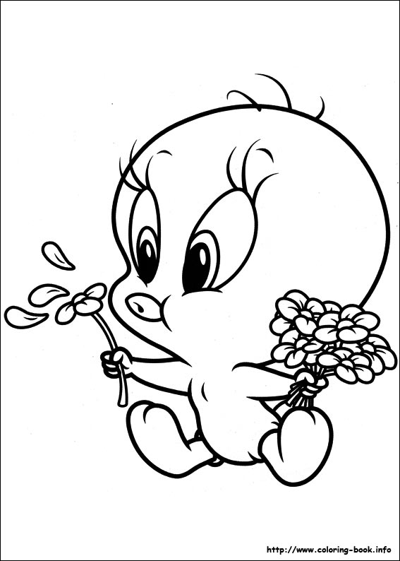 Baby Looney Tunes Coloring Picture 567x794 Baby Looney Tunes Coloring Picture
