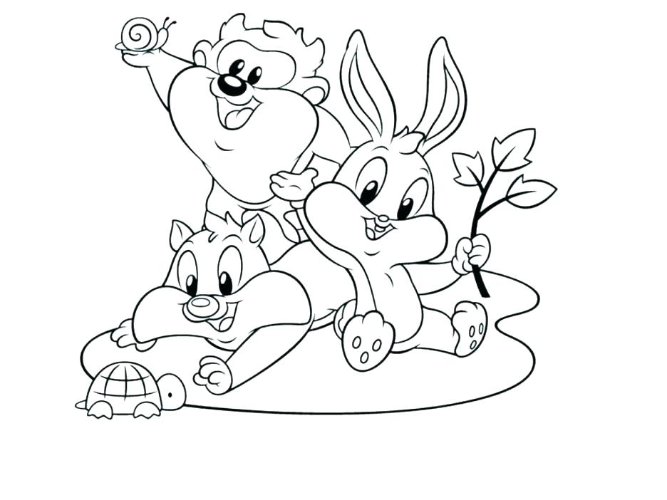 Baby Looney Toons Coloring Pages at GetColorings.com | Free printable ...