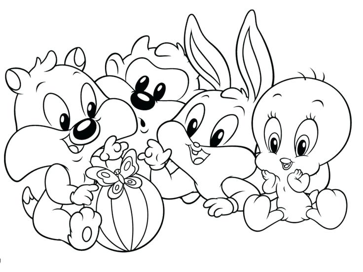 Baby Looney Toons Coloring Pages Tunes To Print Book Coloring 736x551 Baby Looney Toons Coloring Pages Tunes To Print Book Coloring