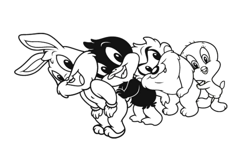 Baby Looney Tunes Coloring Pages at GetColorings.com | Free printable ...