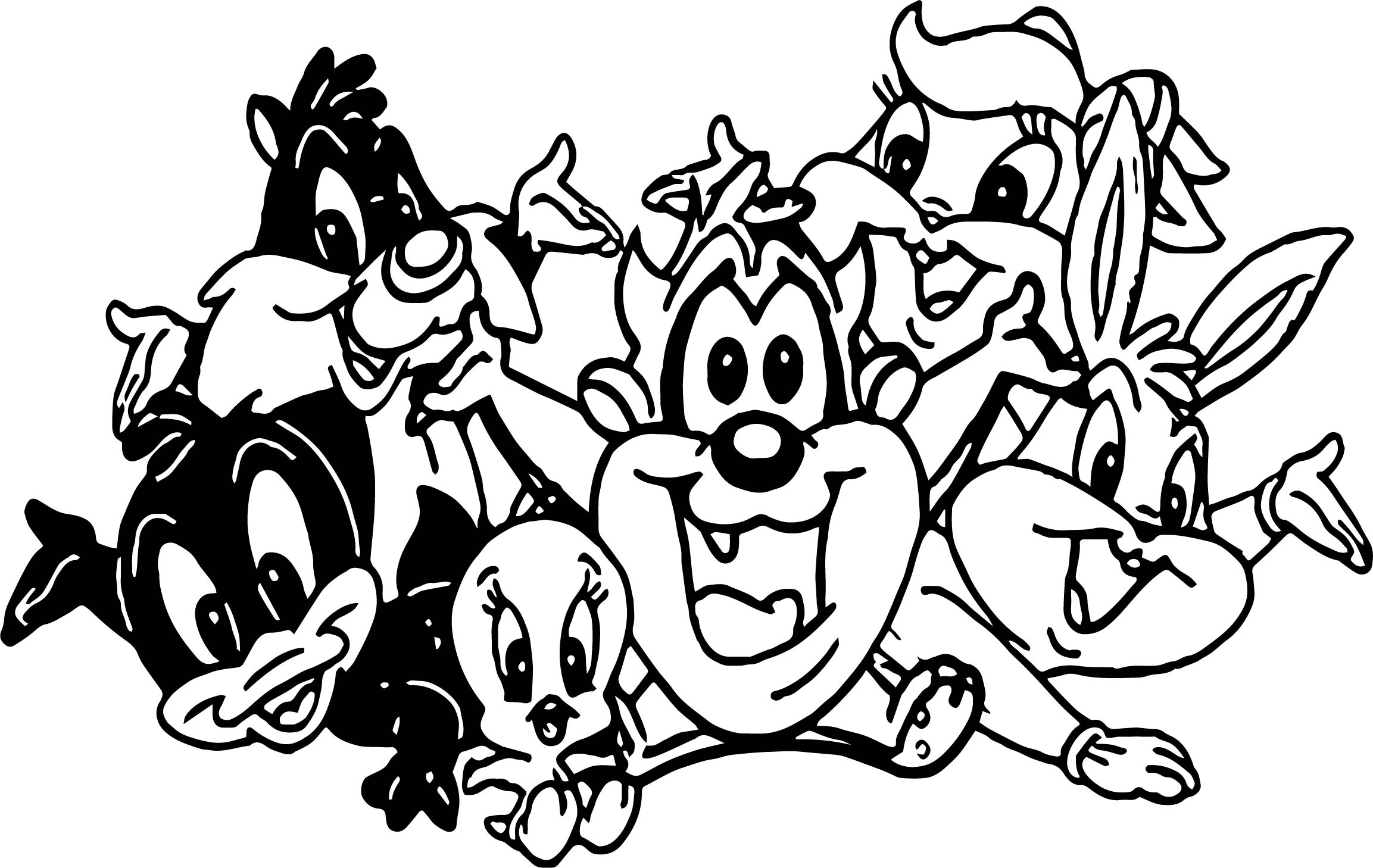 Warner Bros Baby Looney Tunes Coloring Pages Wecoloringpage 2306x1458 Warner Bros Baby Looney Tunes Coloring Pages Wecoloringpage