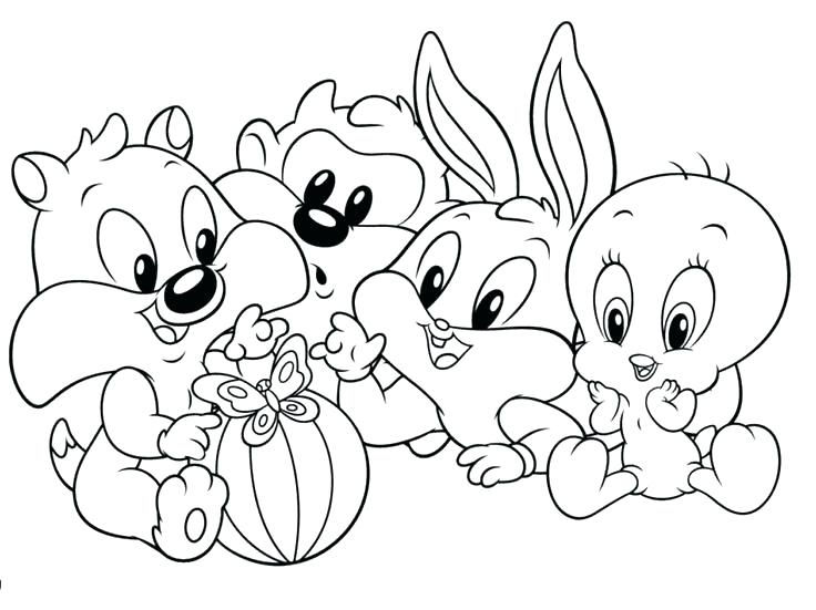 Baby Looney Tunes Coloring Pages at GetColorings.com | Free printable ...