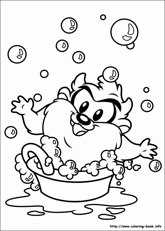 567x794 Baby Looney Tunes Taz Coloring Pages Photos Baby Looney Tunes