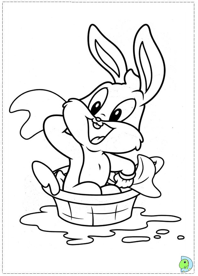 691x960 Baby Looney Tunes Coloring Page