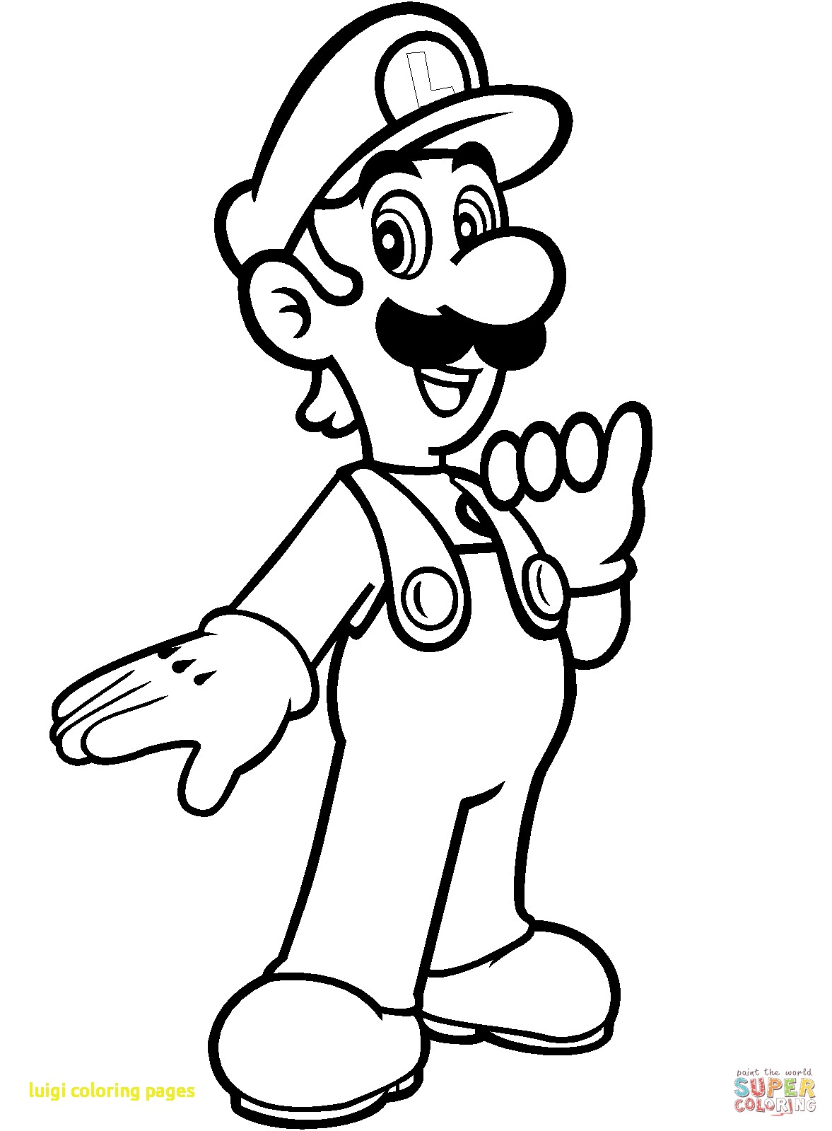 Baby Luigi Coloring Pages Archives 1177x1599 Baby Luigi Coloring Pages Archives