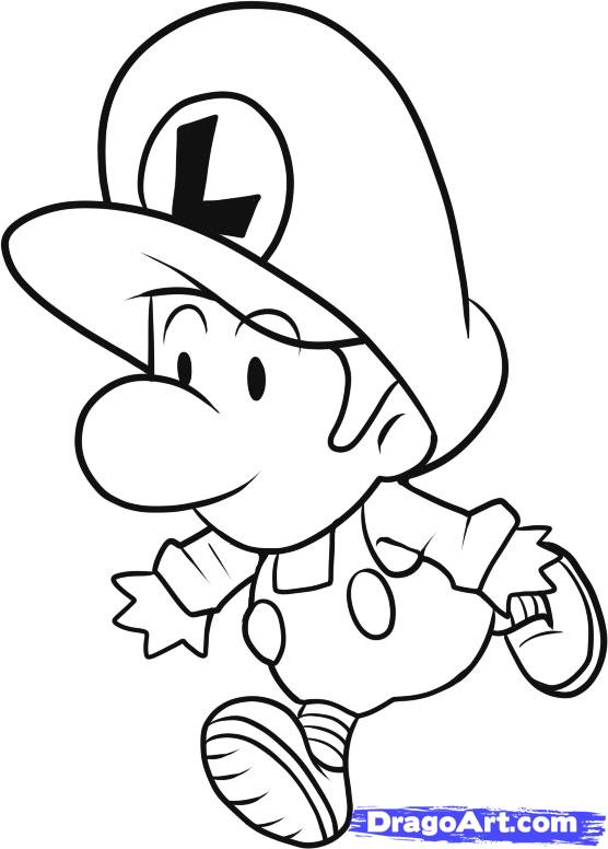 556x776 Baby Mario And Luigi Coloring Pages By Mitsu On Yoshi L