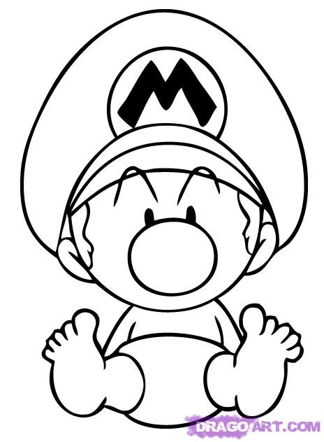 Mario Characters Coloring Pages 464x632 Mario Characters Coloring Pages