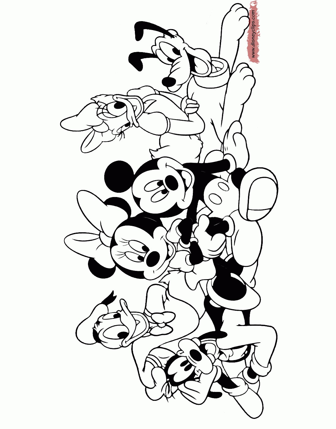 Baby Mickey And Friends Coloring Pages at GetColorings.com | Free ...