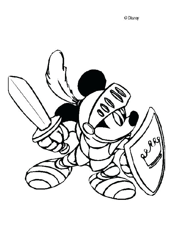 Mickey Color Pages 601x850 Mickey Color Pages