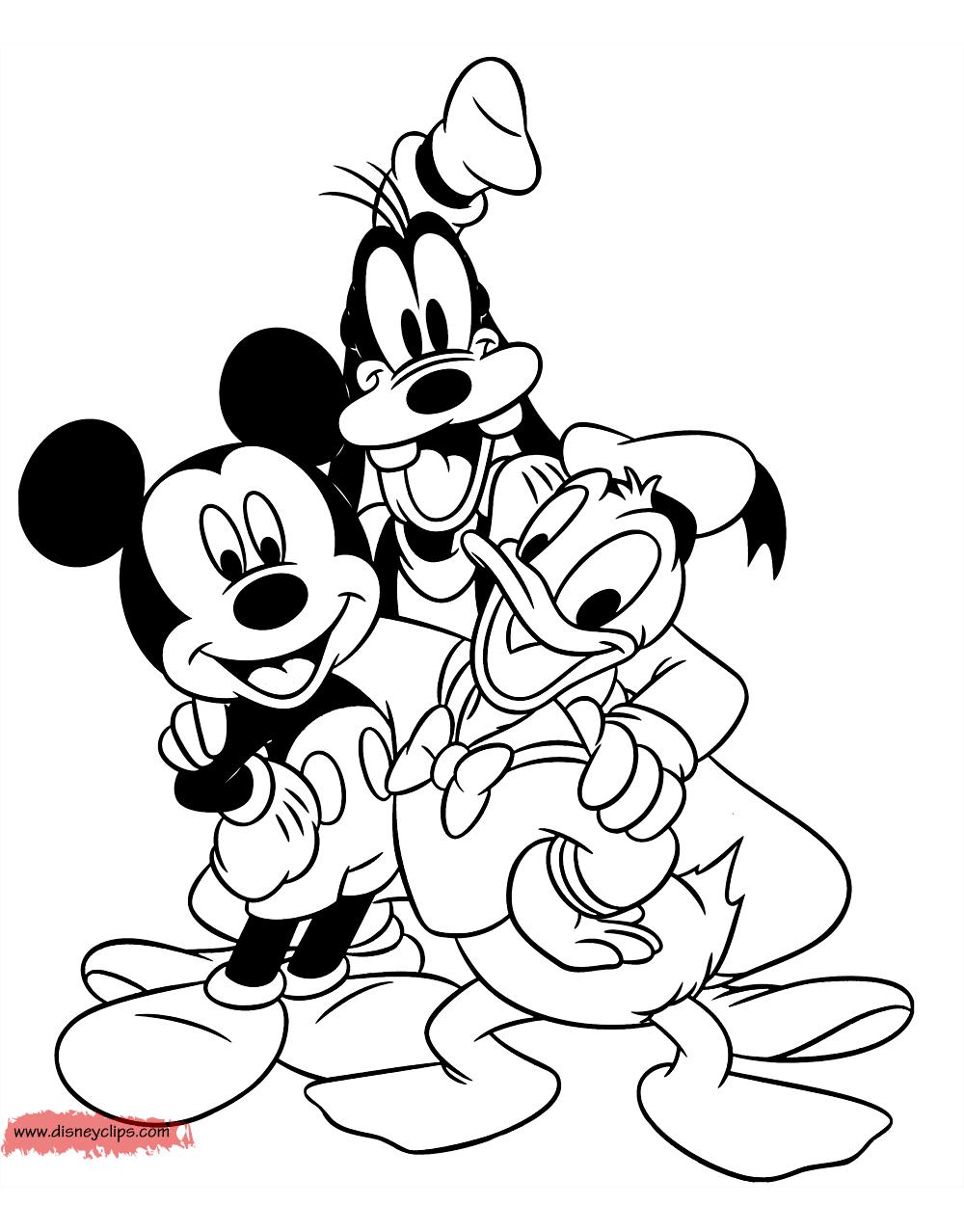 Baby Mickey And Friends Coloring Pages at GetColorings.com | Free ...