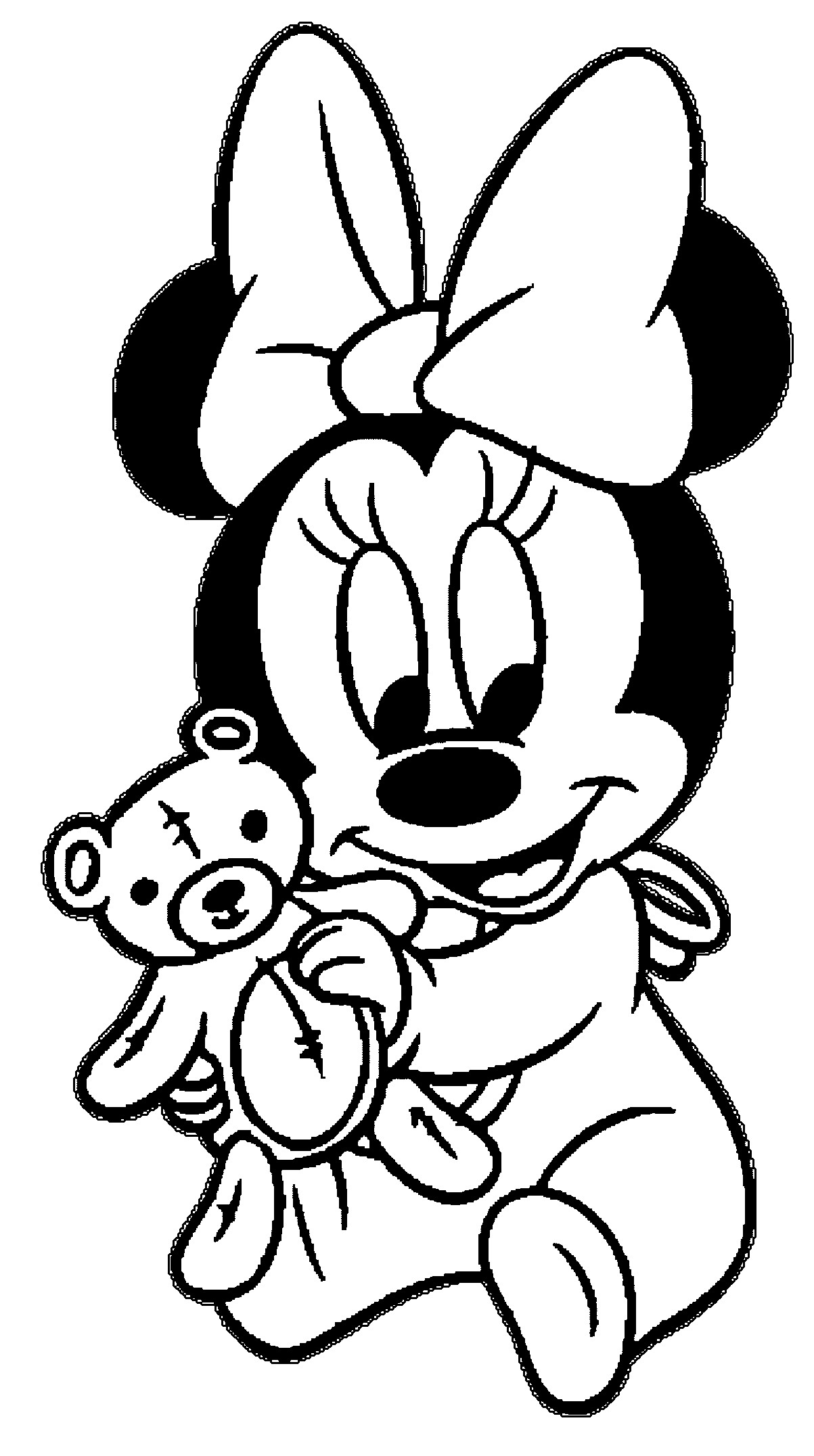Baby Mickey Mouse Coloring Pages 1203x2153 Baby Mickey Mouse Coloring Pages