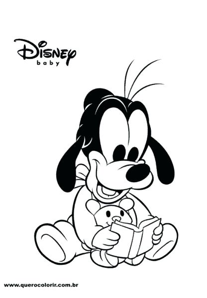 Baby Mickey Coloring Pages