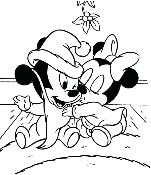 600x694 Minnie And Mickey Coloring Pages Mickey Coloring Pages Baby Mickey