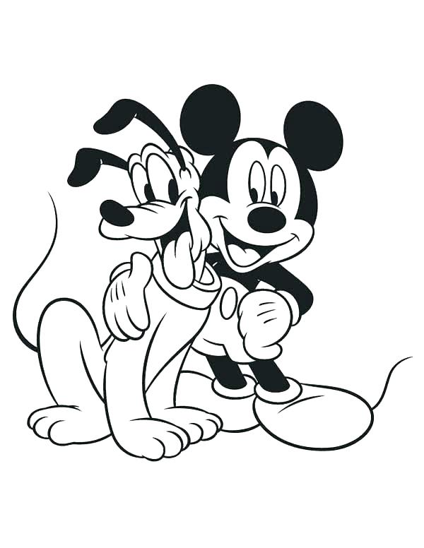 Baby Mickey Coloring Pages at GetColorings.com | Free printable ...