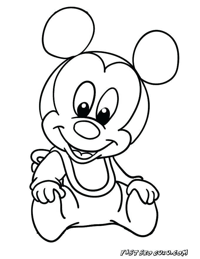 680x880 Baby Mickey Coloring Pages Baby Mickey Mouse Coloring Pages Baby