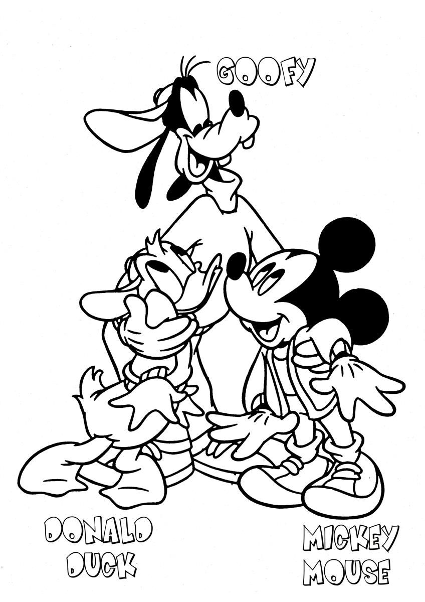 Baby Mickey Mouse And Friends Coloring Pages at GetColorings.com | Free ...