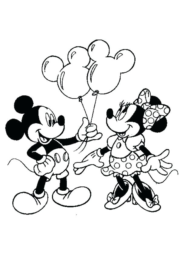 595x842 Minnie Mouse Pictures To Color With Delectable Mickey Mouse