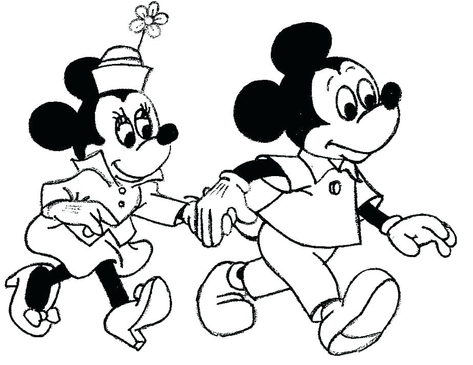 Mickey And Minnie Coloring Pages Mickey And Mouse Wedding Coloring 924x713 Mickey And Minnie Coloring Pages Mickey And Mouse Wedding Coloring