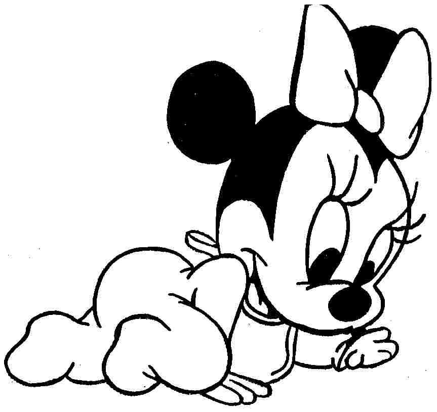 Baby Minnie Mouse Coloring Pages1 On Baby Mickey Mouse Coloring 863x815 Baby Minnie Mouse Coloring Pages1 On Baby Mickey Mouse Coloring