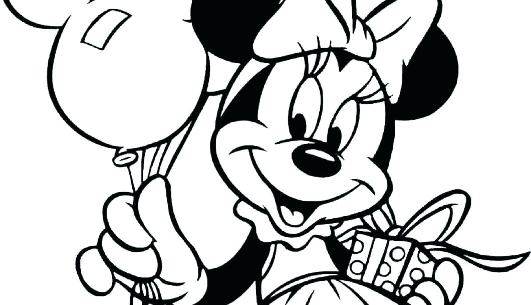 Minnie Mouse Birthday Coloring Pages Mou Free Fresh Mou Birthday 1060x608 Minnie Mouse Birthday Coloring Pages Mou Free Fresh Mou Birthday