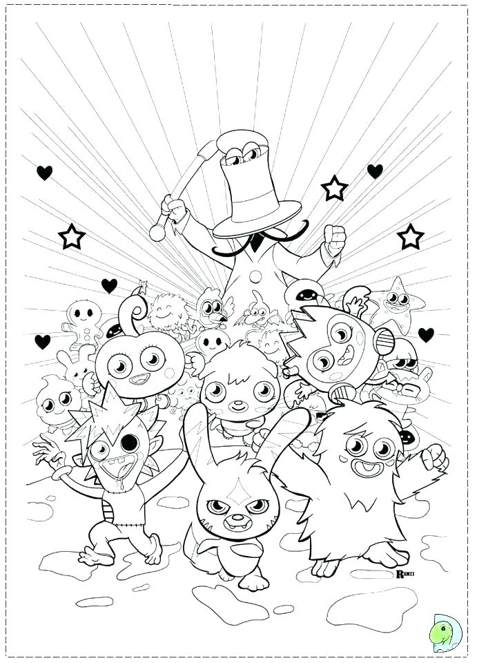 691x960 Monster Coloring Pages To Print Beast Monsters Monster Face