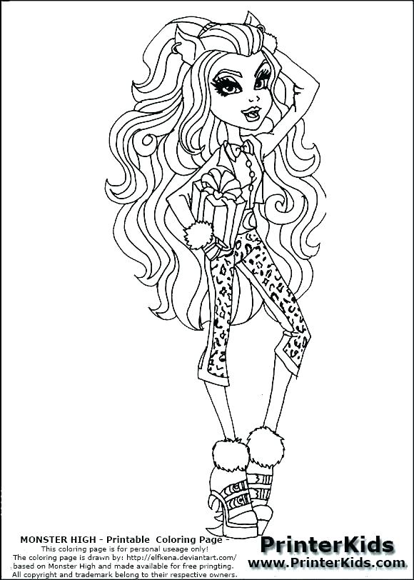 580x812 Baby Monster High Coloring Pages To Print Free Printable Coloring