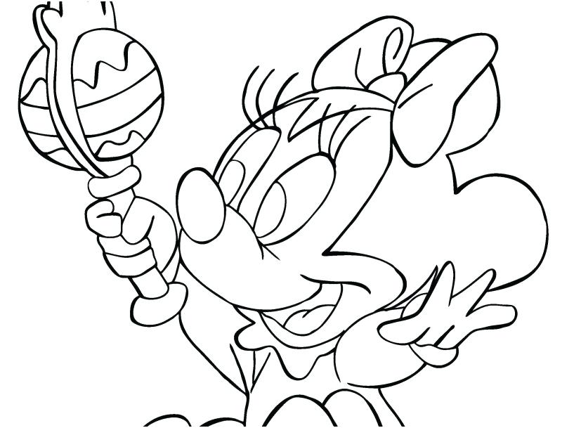 Baby Minnie Coloring Pages Coloring Page Mouse Sheets Baby Pages 827x609 Baby Minnie Coloring Pages Coloring Page Mouse Sheets Baby Pages