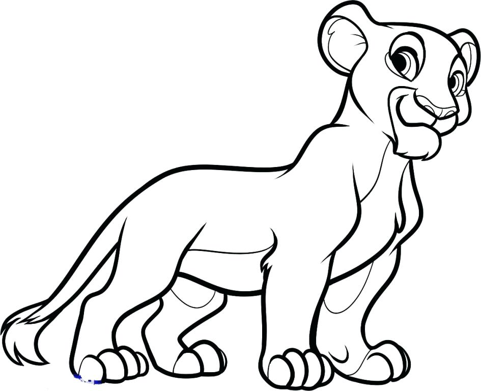 945x768 Simba And Nala Coloring Sheets Pages Lion King Image Of Page Baby