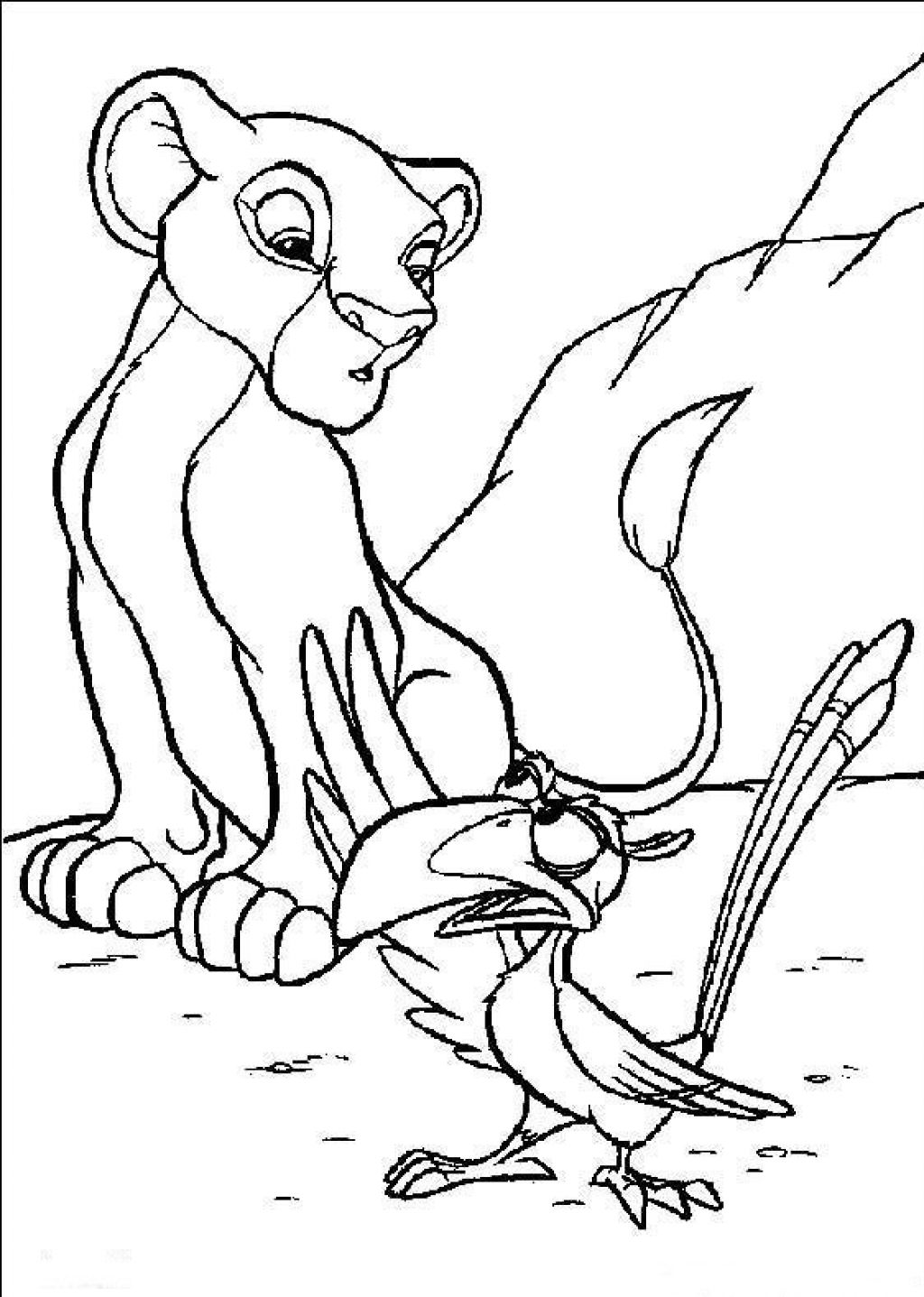 Baby Nala Coloring Pages at GetColorings.com | Free printable colorings ...