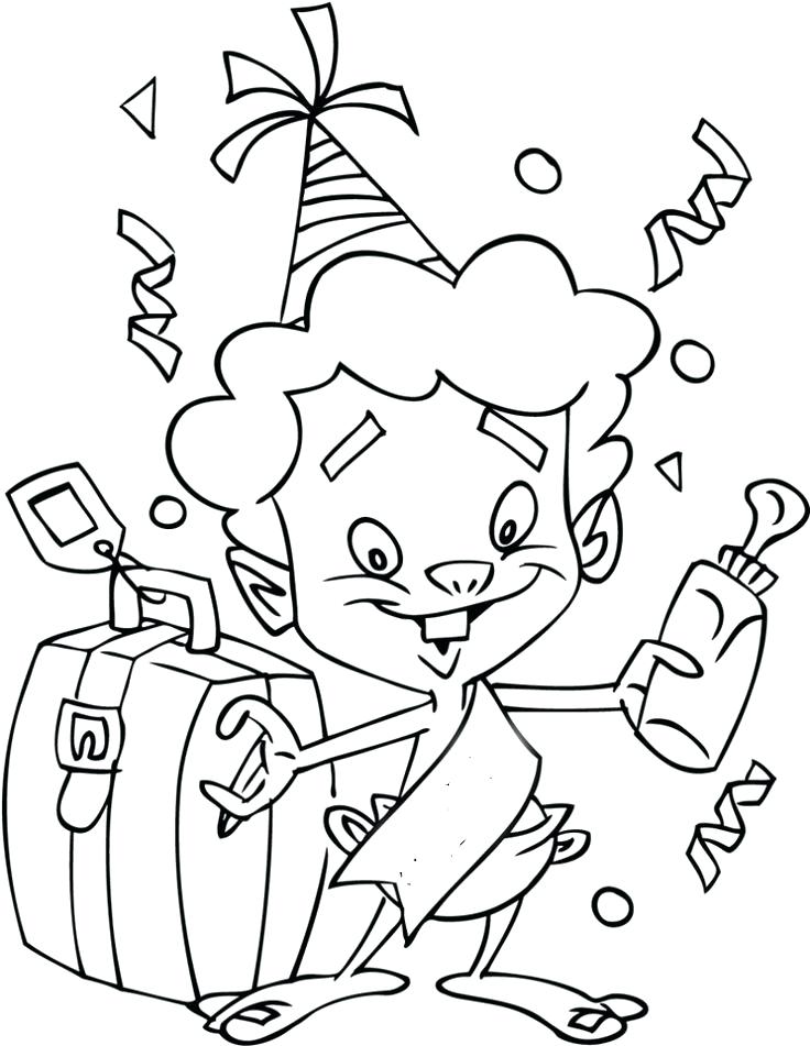 736x951 New Years Bag Of Fun Coloring Page A Bag Of Coins Coloring Pages