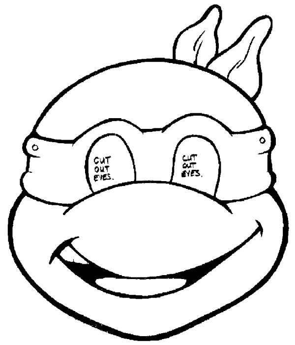 600x701 Top 25 Free Printable Ninja Turtles Coloring Pages Online