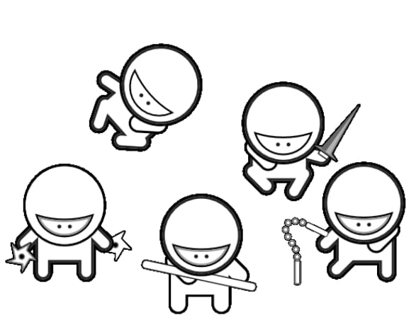Baby Ninja Turtle Coloring Pages at GetColorings.com | Free printable ...