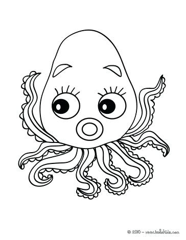 Octopus Coloring Pages Realistic Octopus Coloring Page Baby 364x470 Octopus Coloring Pages Realistic Octopus Coloring Page Baby