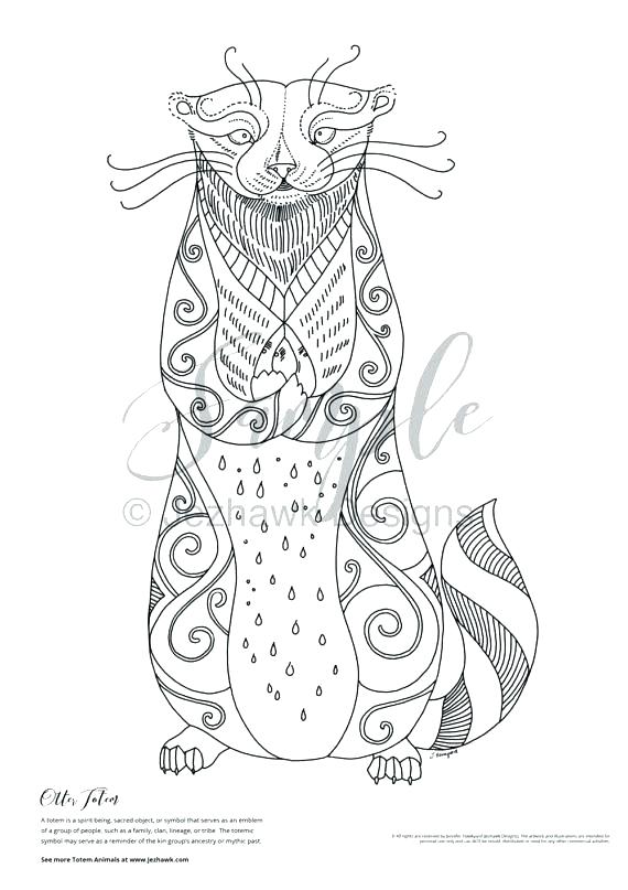 570x807 Sea Otter Coloring Page Fresh Otter Coloring Pages Print Coloring