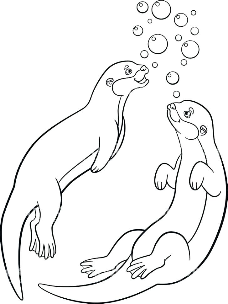 728x969 Sea Otter Coloring Pages Medium Size Of Otter Coloring Pages