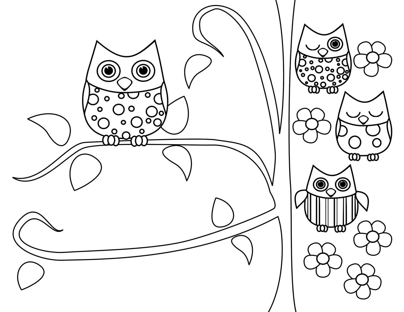 Baby Owls Coloring Sheets Coloring Sheets 1600x1236 Baby Owls Coloring Sheets Coloring Sheets