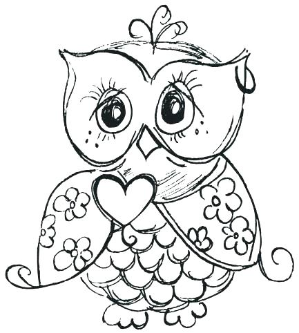 433x482 Owl Coloring Pages Free Baby Owl Coloring Page Baby Owl Coloring