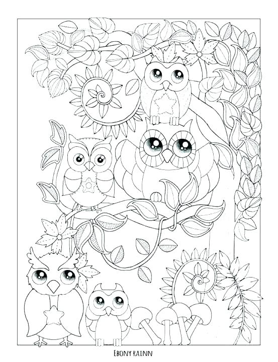 553x720 Coloring Pages Of Owls Coloring Page Owl Baby Owl Coloring Page