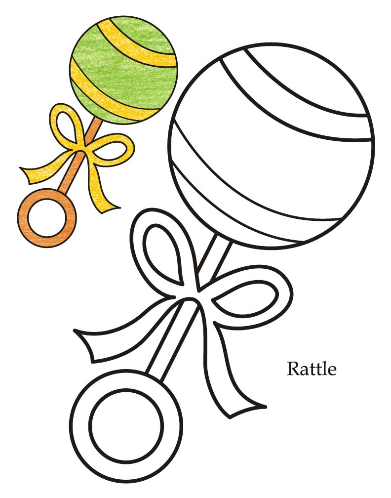 How To Draw A Baby Rattle Group 792x1008 How To Draw A Baby Rattle Group