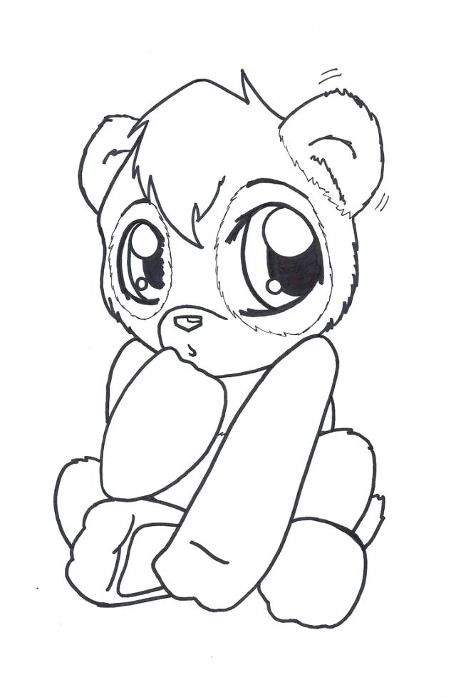 640x978 Cute Panda Drawing Step By Step At Free For Coloring Pages Of Cute