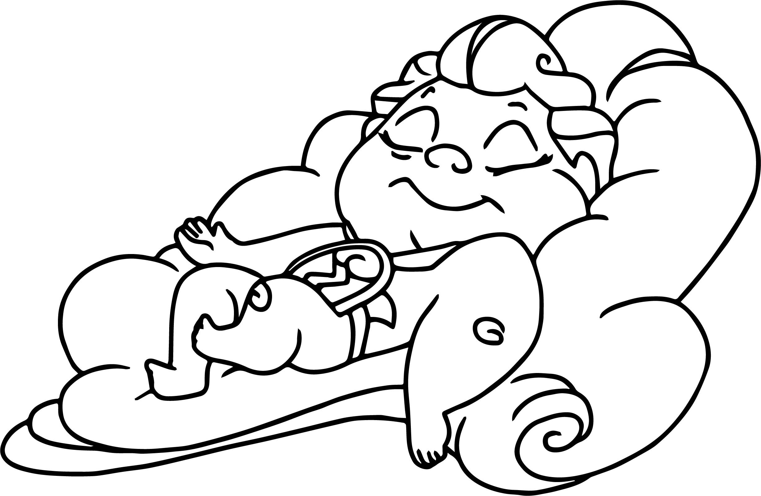 2456x1601 Pegasus Coloring Pages Luxury Sleeping Baby Hercules And Baby