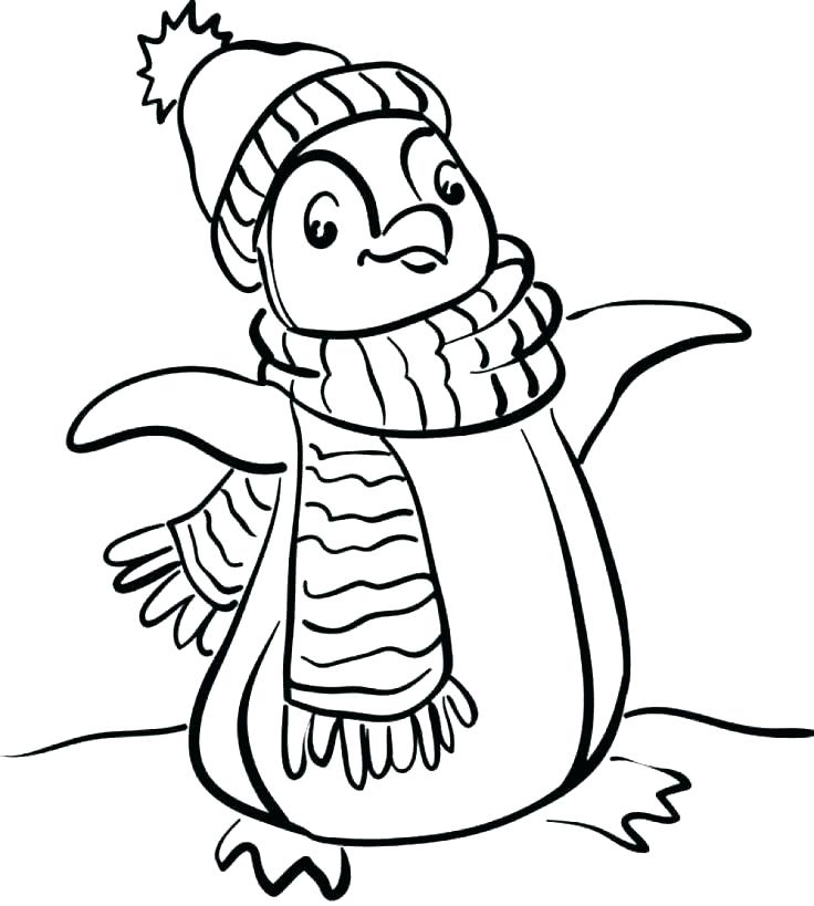 736x819 Free Penguin Coloring Pages Baby Penguin Coloring Page New Photo