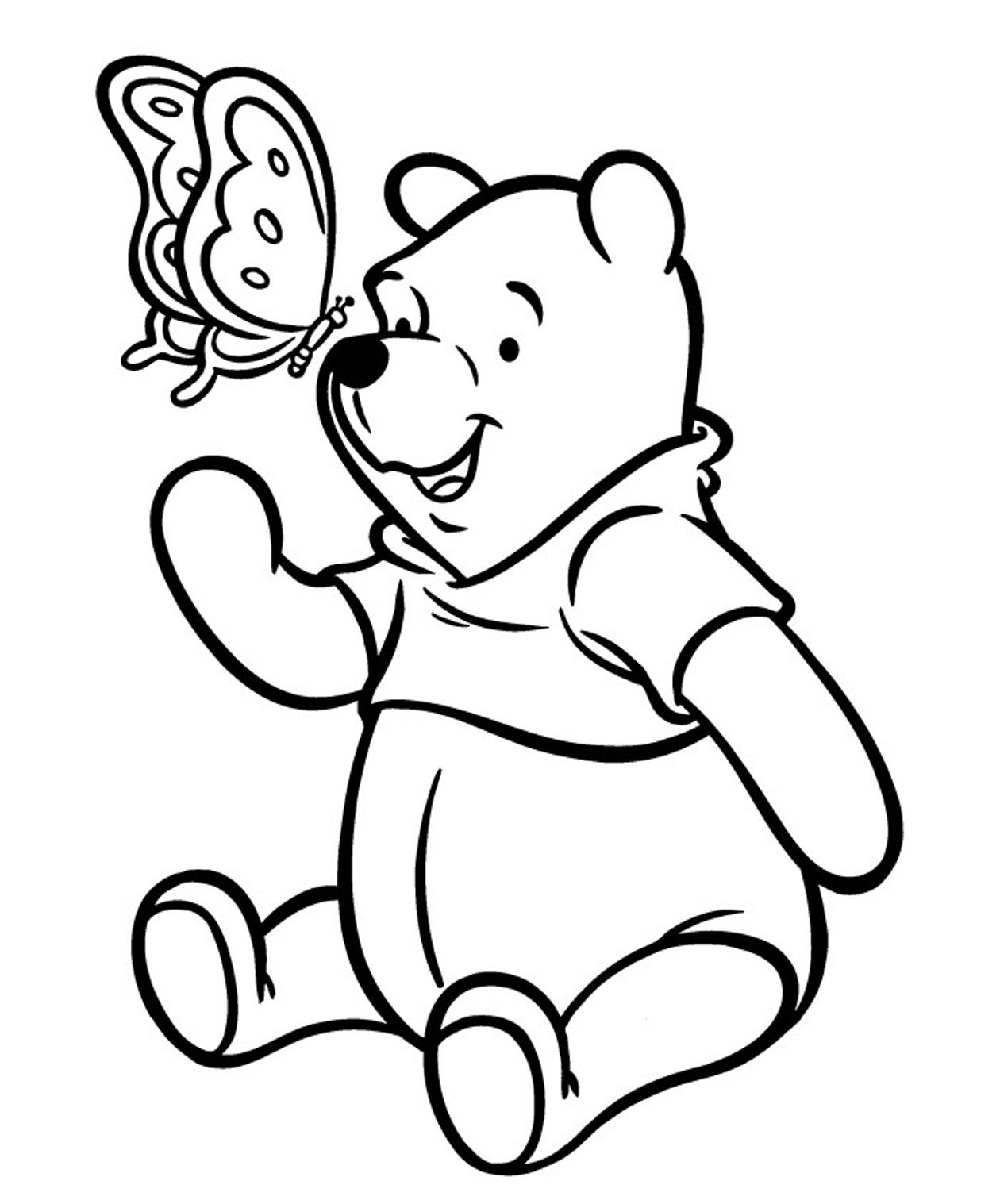 1260x1517 Awesome Disney Baby Pooh Printable Coloring Pages Page 2 Within