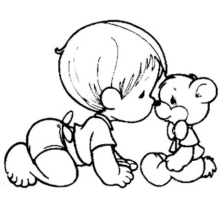 320x307 Best Baby Precious Moments Coloring Pages Free 3686 Printable