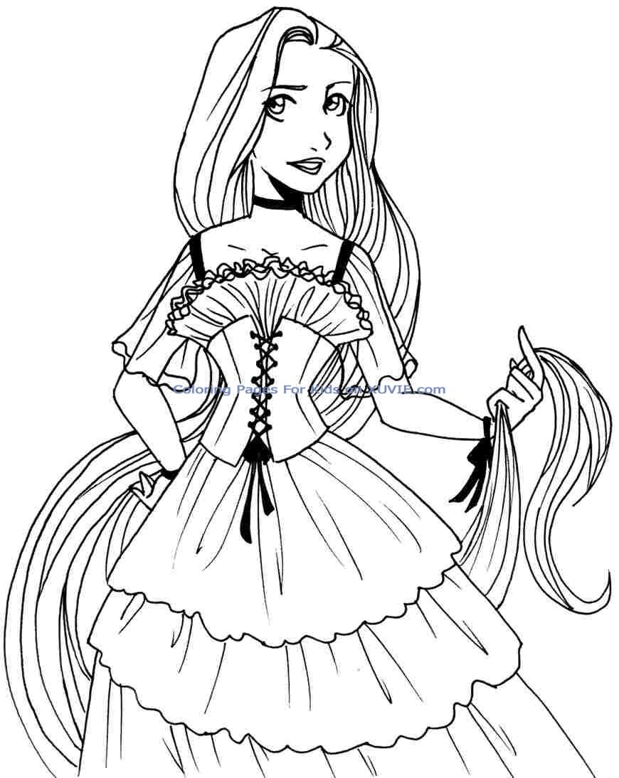 All Disney Baby Princess Coloring Pages 870x1094 All Disney Baby Princess Coloring Pages
