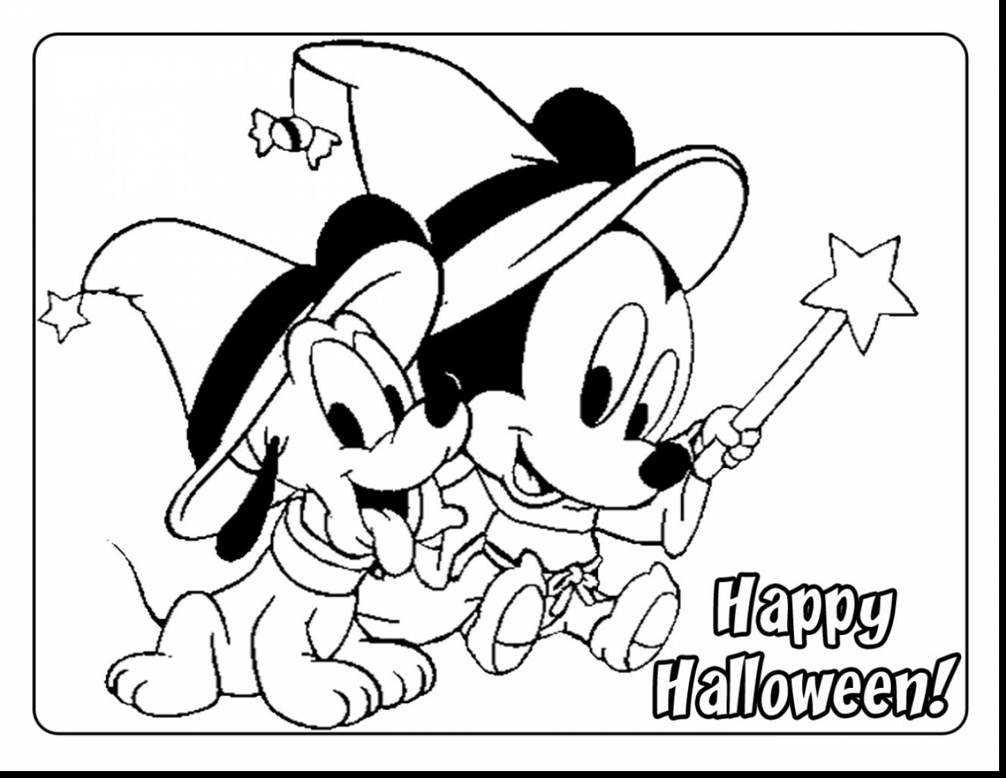 Marvelous Baby Mickey Mouse Halloween Coloring Pages 1452x1122 Marvelous Baby Mickey Mouse Halloween Coloring Pages